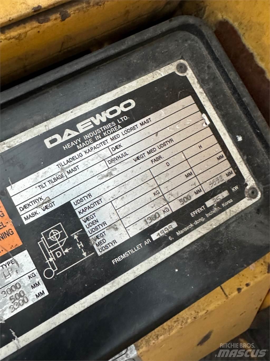Daewoo G30E Газові навантажувачі