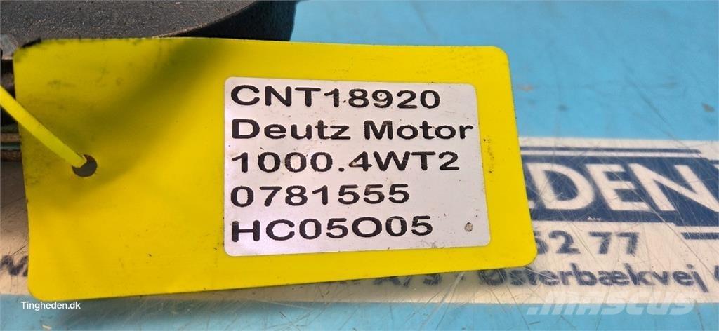 Deutz 1000.4WT2 Двигуни
