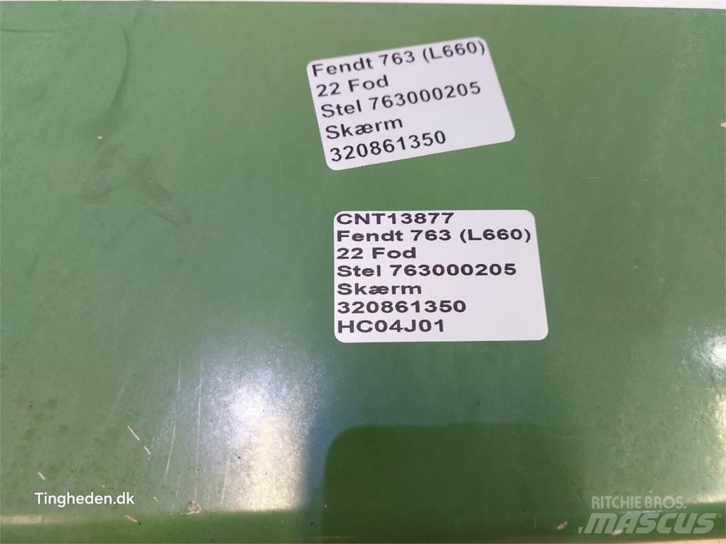 Fendt 763 Додаткове обладнання для збиральних комбайнів