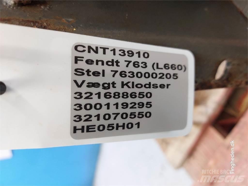 Fendt 763 Додаткове обладнання для збиральних комбайнів