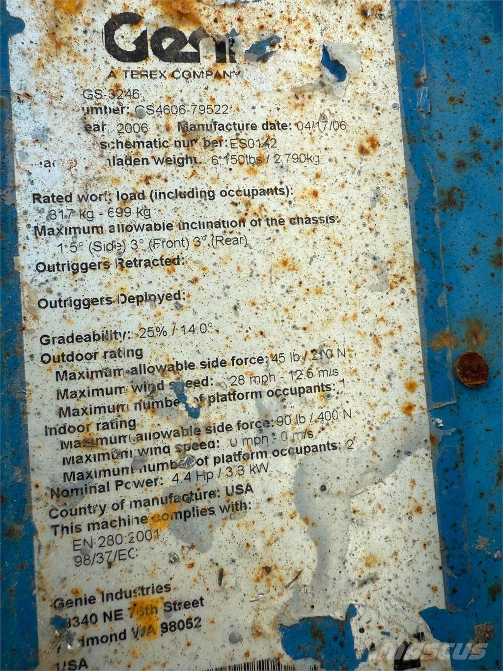 Genie GS3246 Підйомники-ножиці