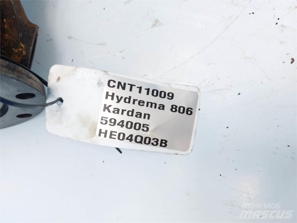Hydrema 806 Осі
