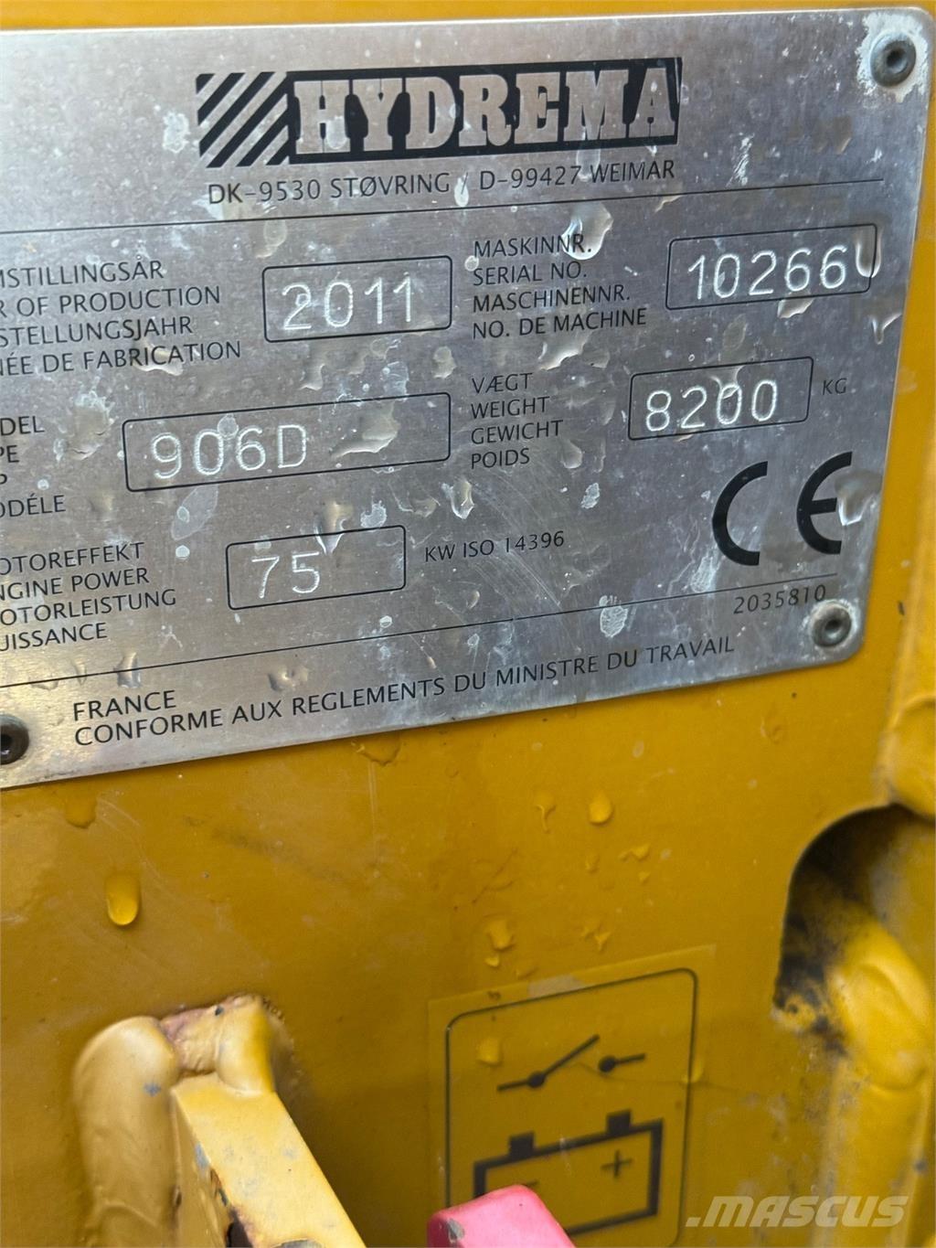 Hydrema 906D Екскаватори-навантажувачі