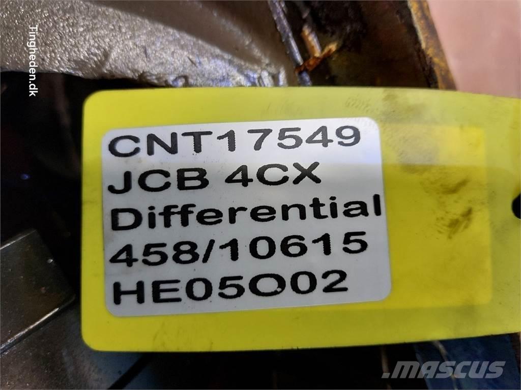 JCB 4CX Осі