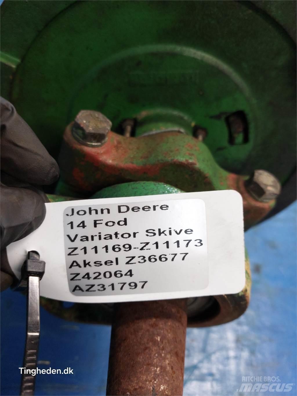 John Deere 1000 Додаткове обладнання для збиральних комбайнів
