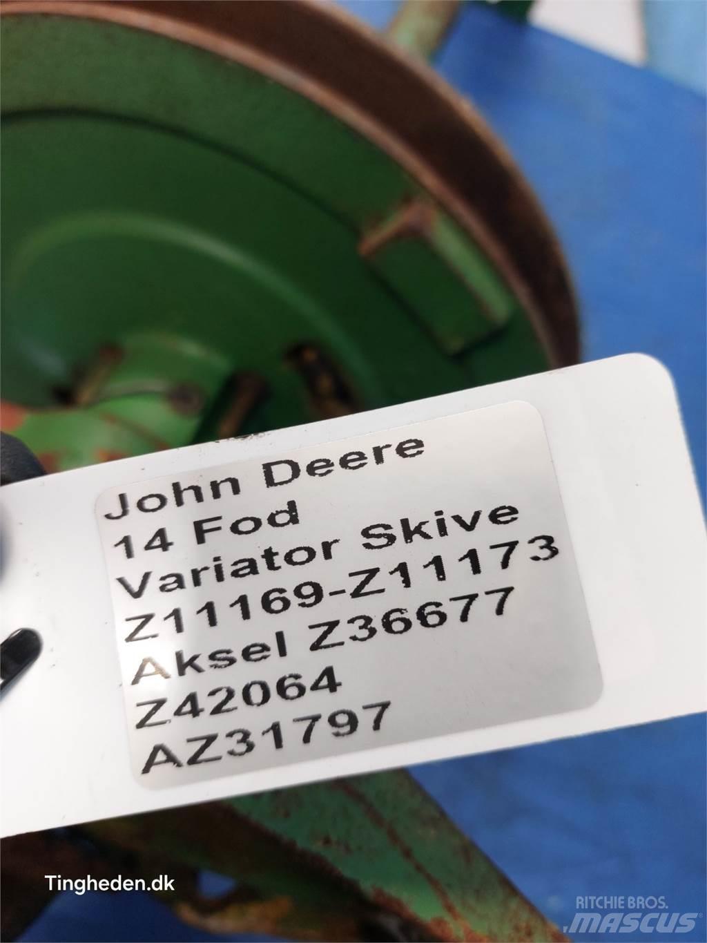 John Deere 1000 Додаткове обладнання для збиральних комбайнів