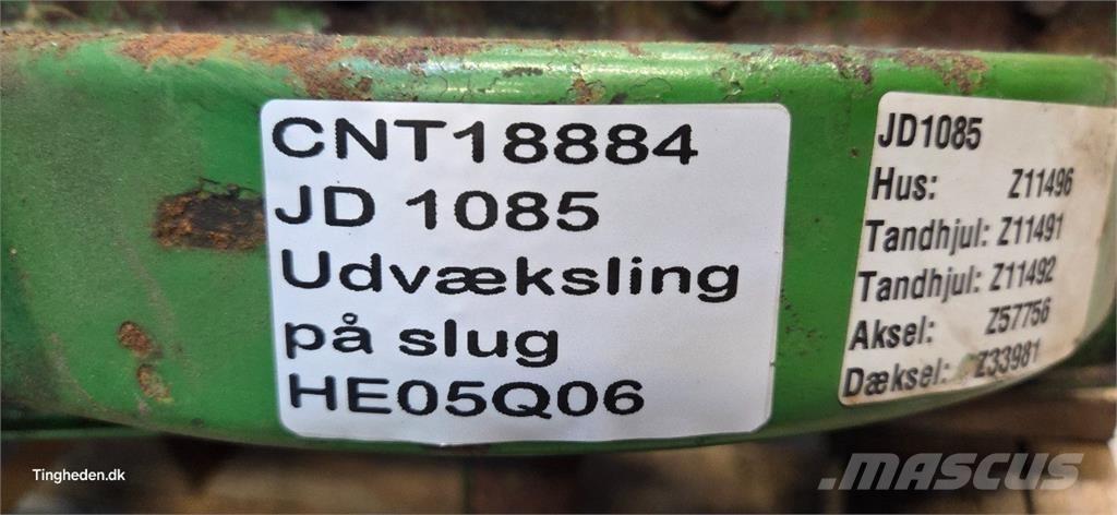 John Deere 1085 Коробка передач