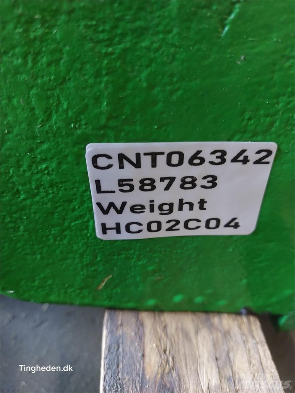 John Deere 1850 Фронтальні ваги