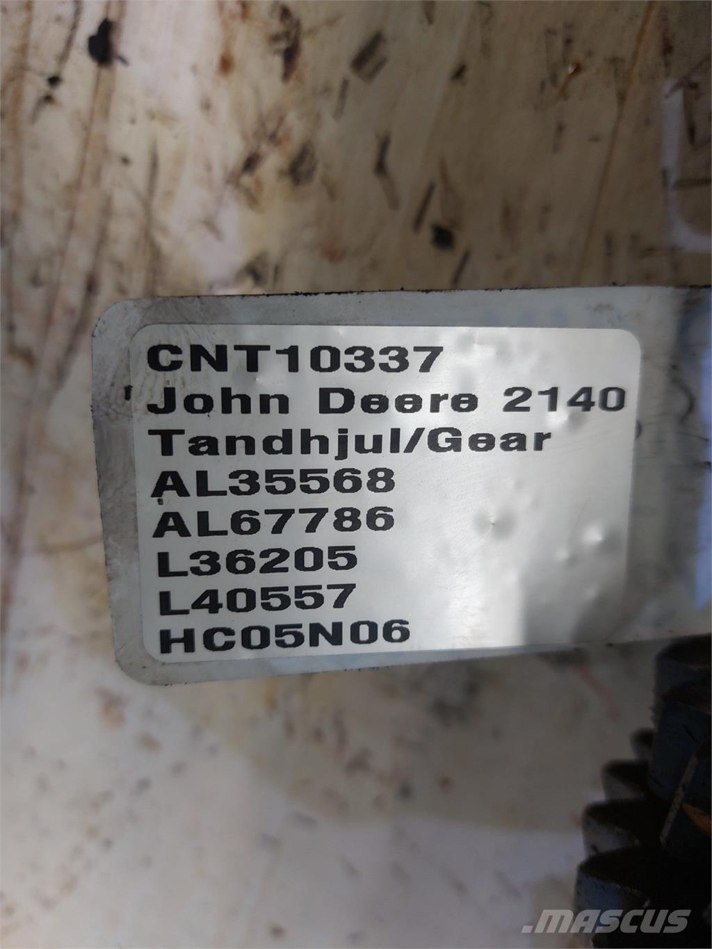 John Deere 2140 Коробка передач