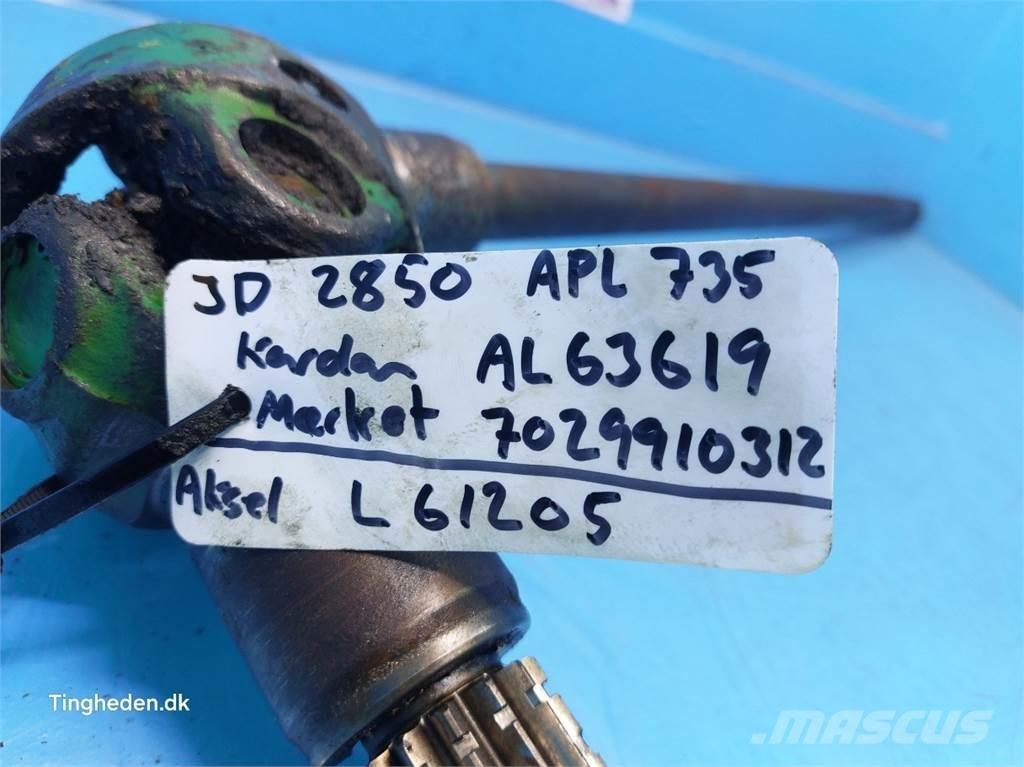 John Deere 2850 Інше додаткове обладнання для тракторів