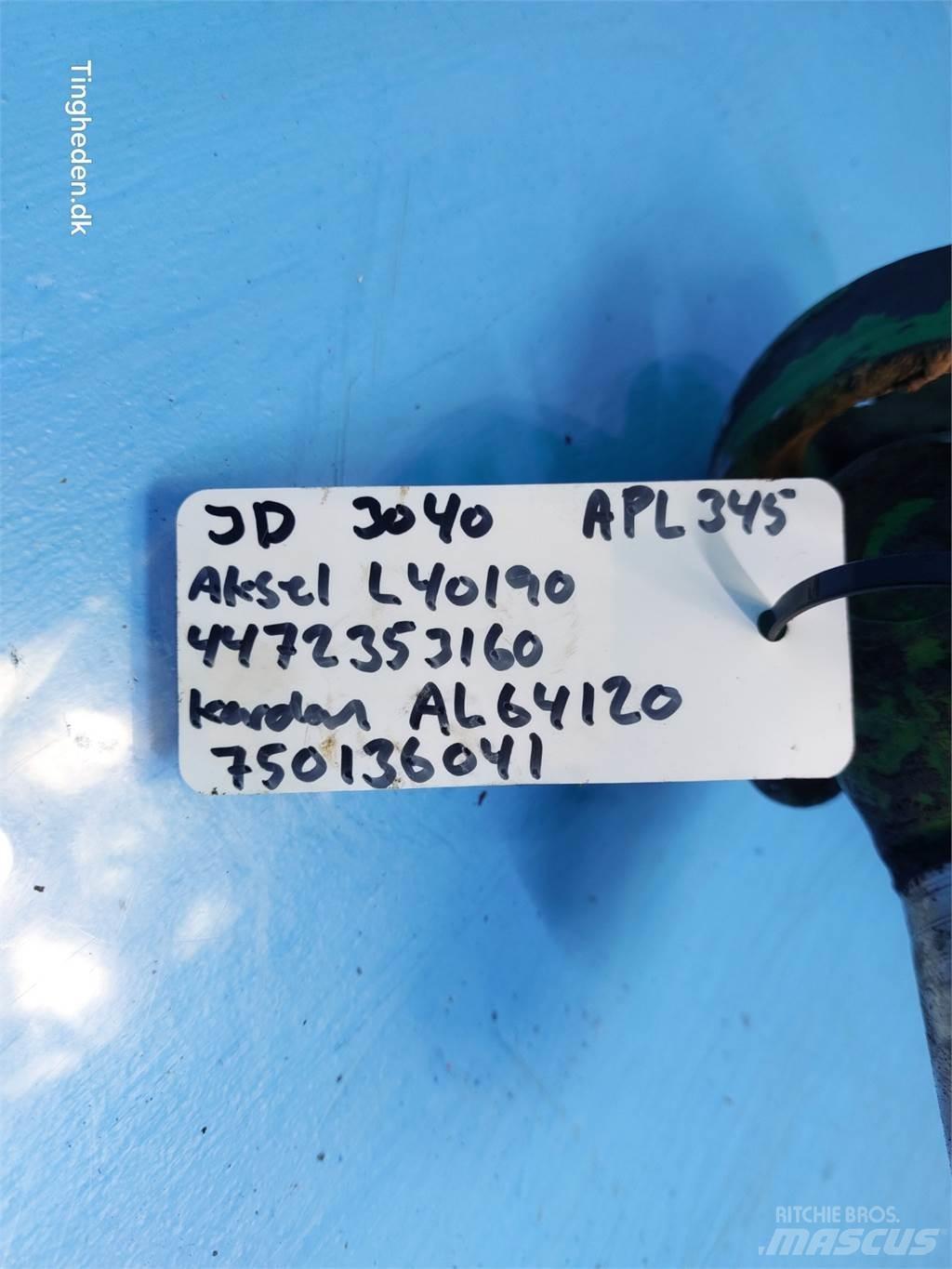 John Deere 3040 Інше додаткове обладнання для тракторів
