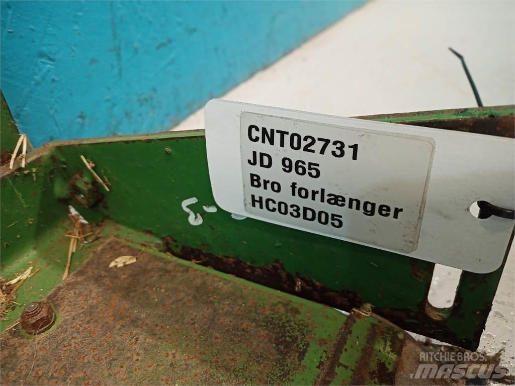 John Deere 965 Додаткове обладнання для збиральних комбайнів