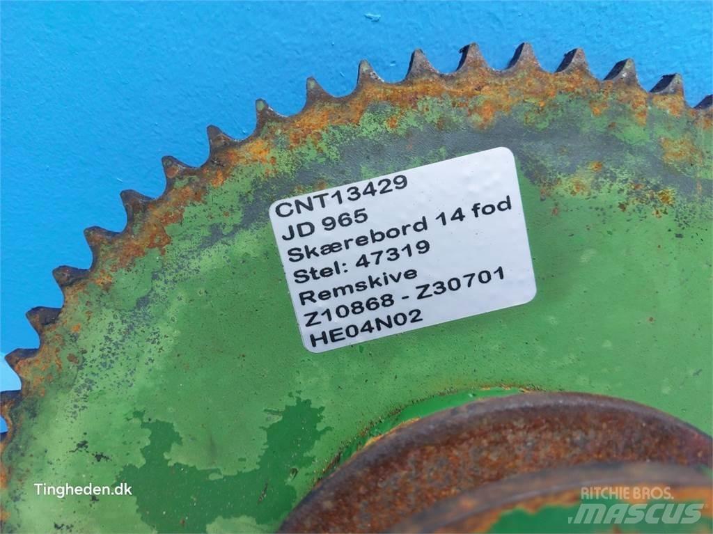 John Deere 965 Додаткове обладнання для збиральних комбайнів