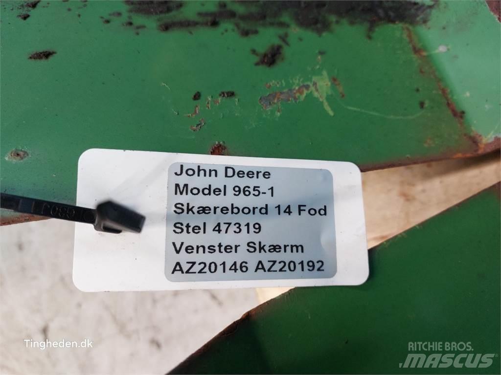 John Deere 965 Додаткове обладнання для збиральних комбайнів