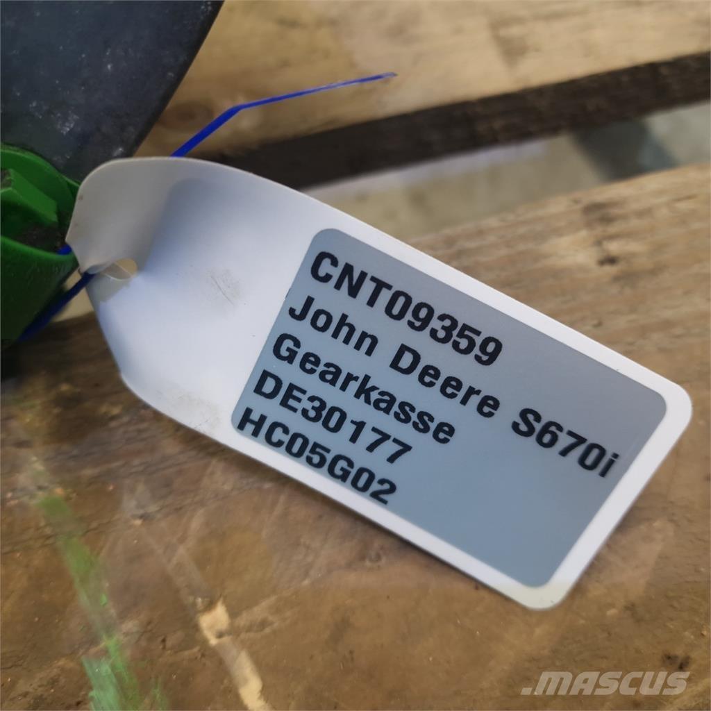 John Deere S670 Коробка передач