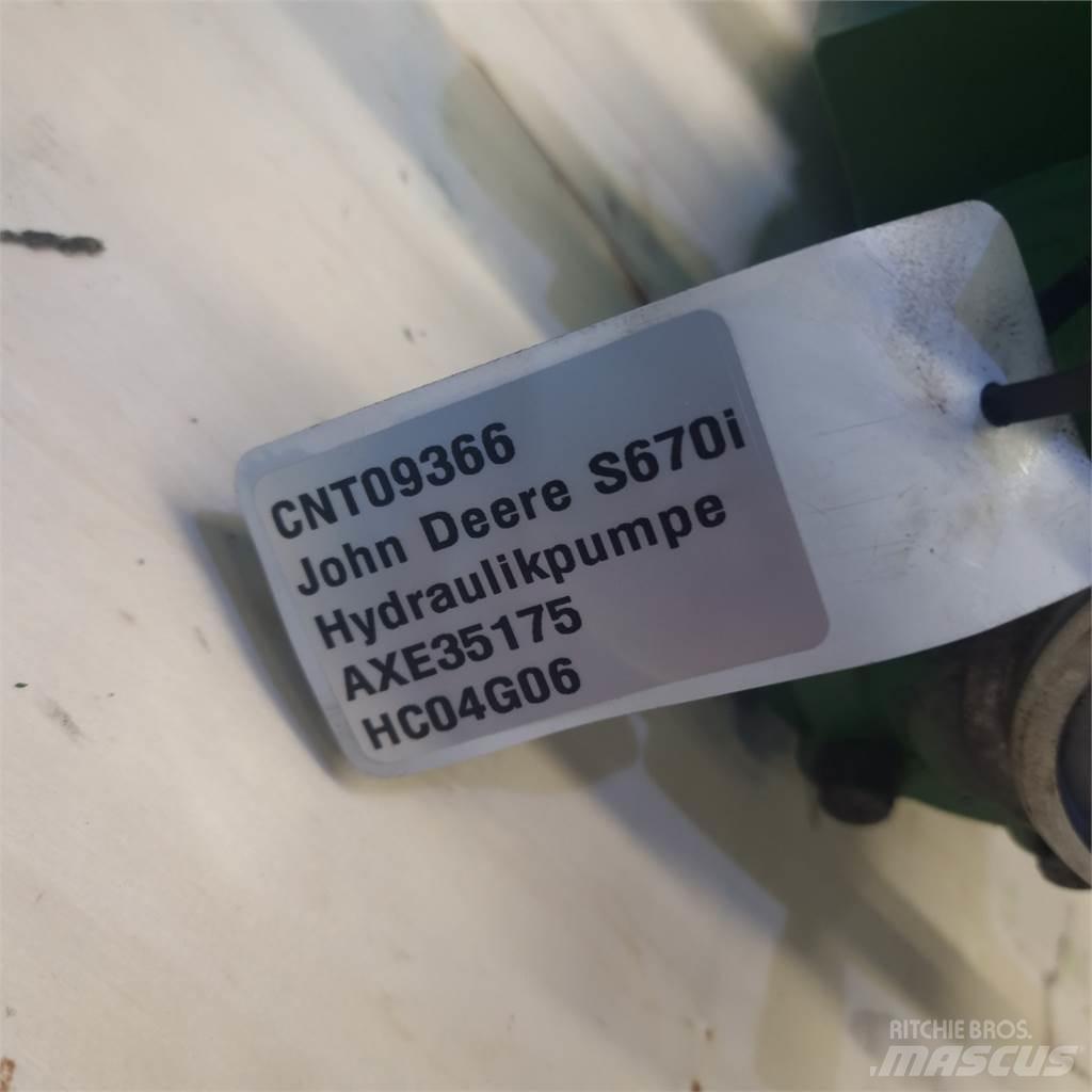 John Deere S670 Гідравліка