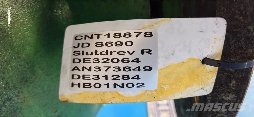 John Deere S690 Додаткове обладнання для збиральних комбайнів
