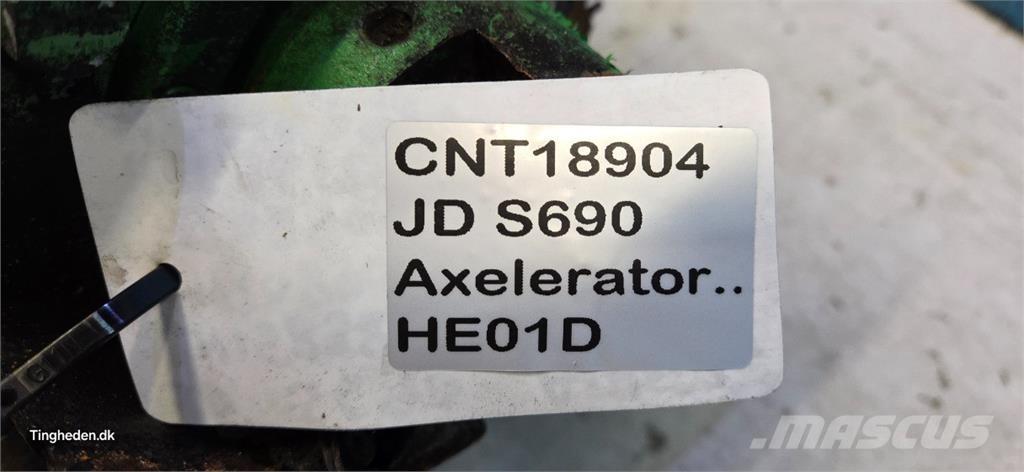 John Deere S690 Додаткове обладнання для збиральних комбайнів