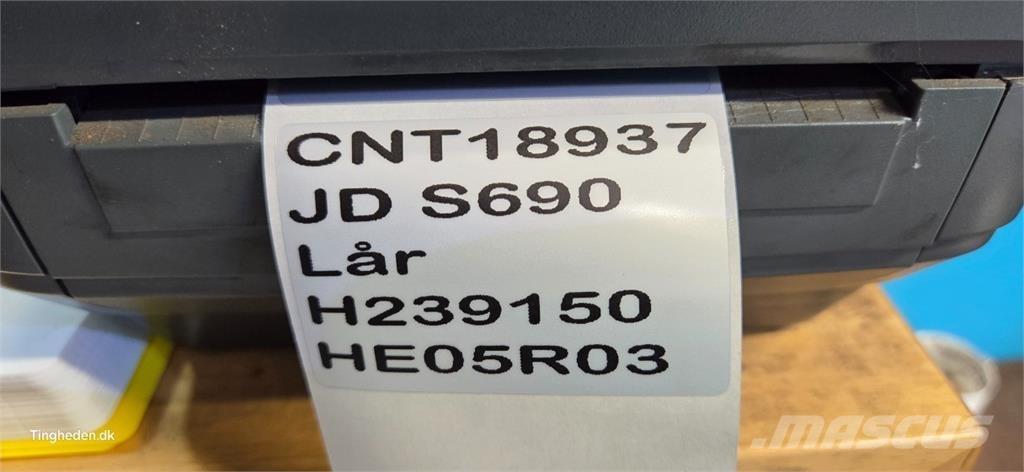 John Deere S690 Додаткове обладнання для збиральних комбайнів