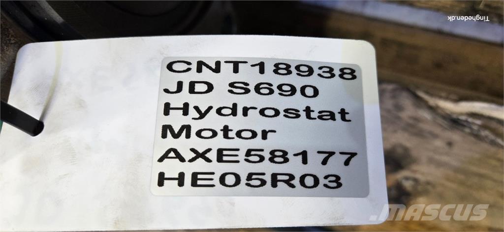 John Deere S690 Гідравліка