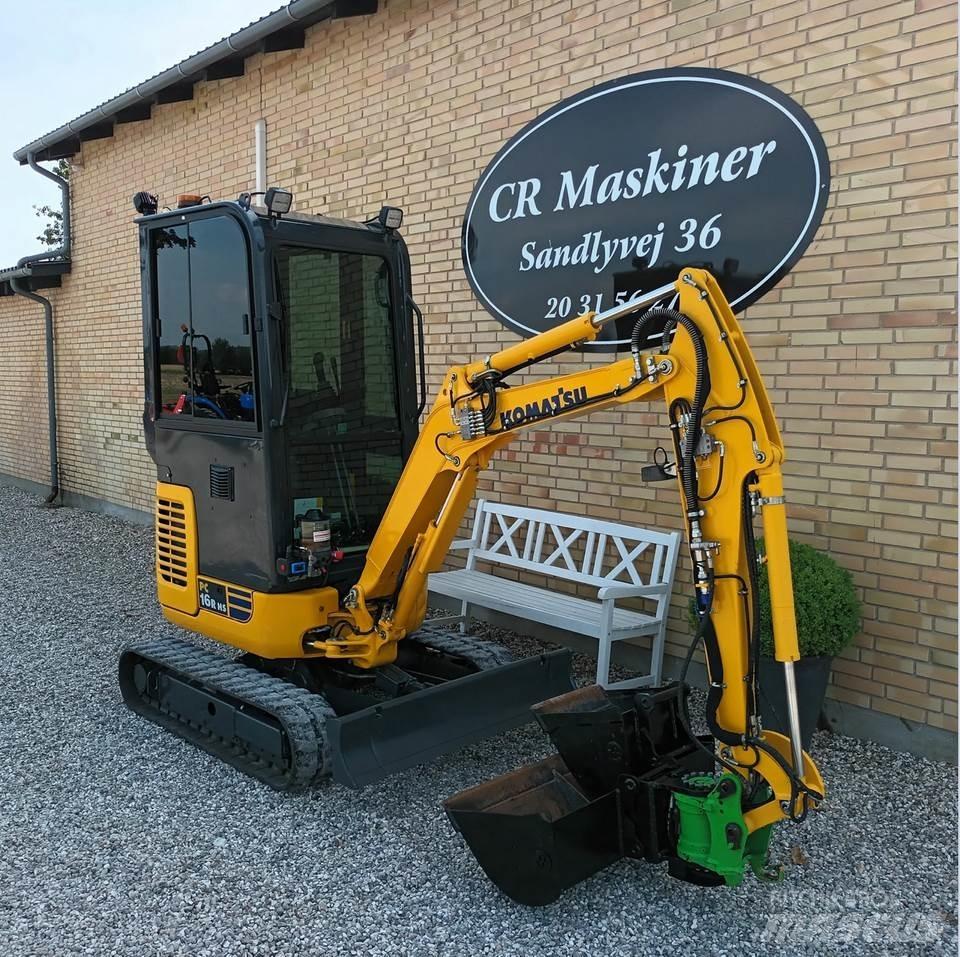 Komatsu pc16r hs Міні-екскаватори < 7т