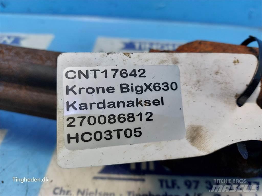 Krone Big X 630 Комплектуючі для сіно- та фуражних машин
