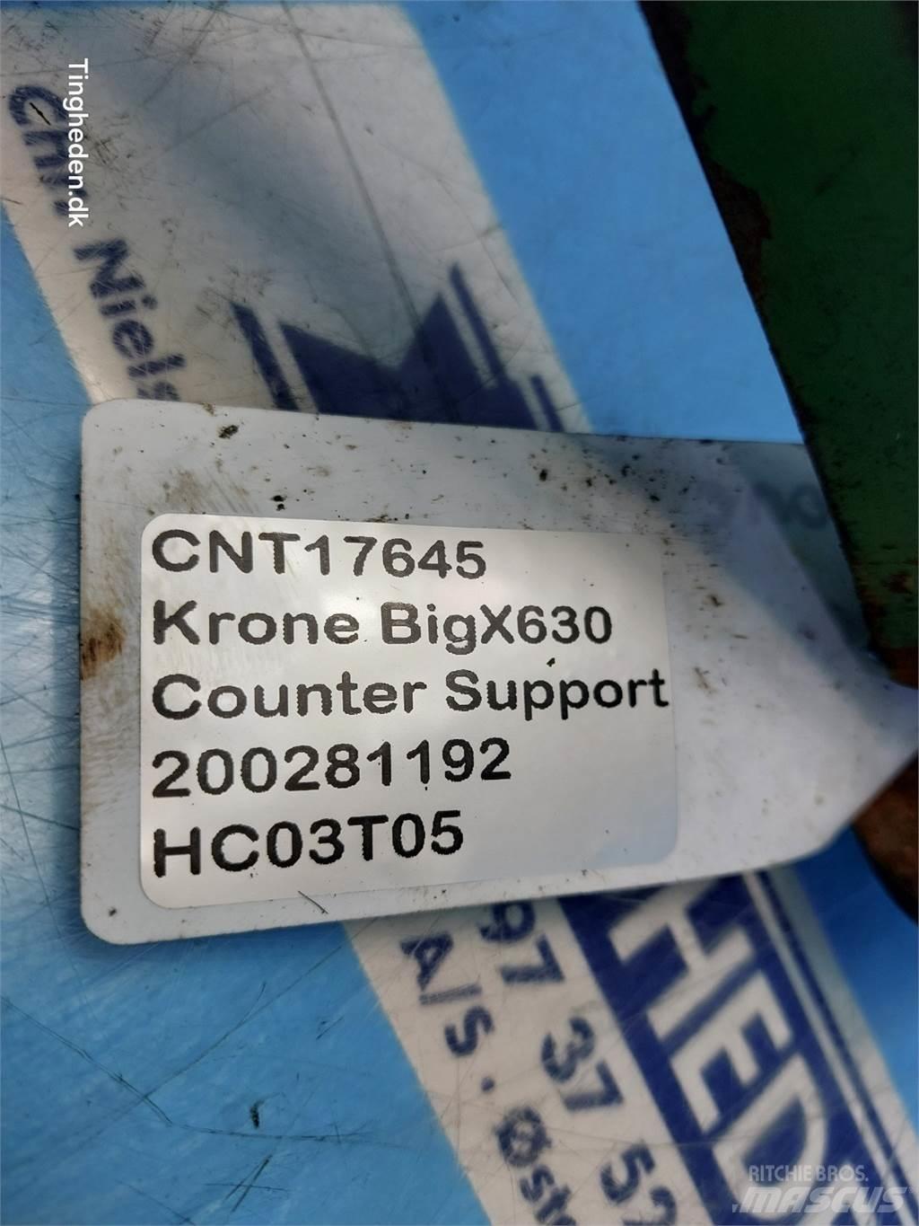 Krone Big X 630 Комплектуючі для сіно- та фуражних машин