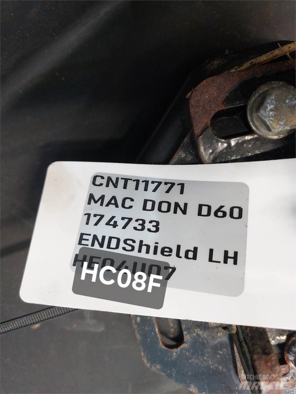 MacDon D60 Додаткове обладнання для збиральних комбайнів