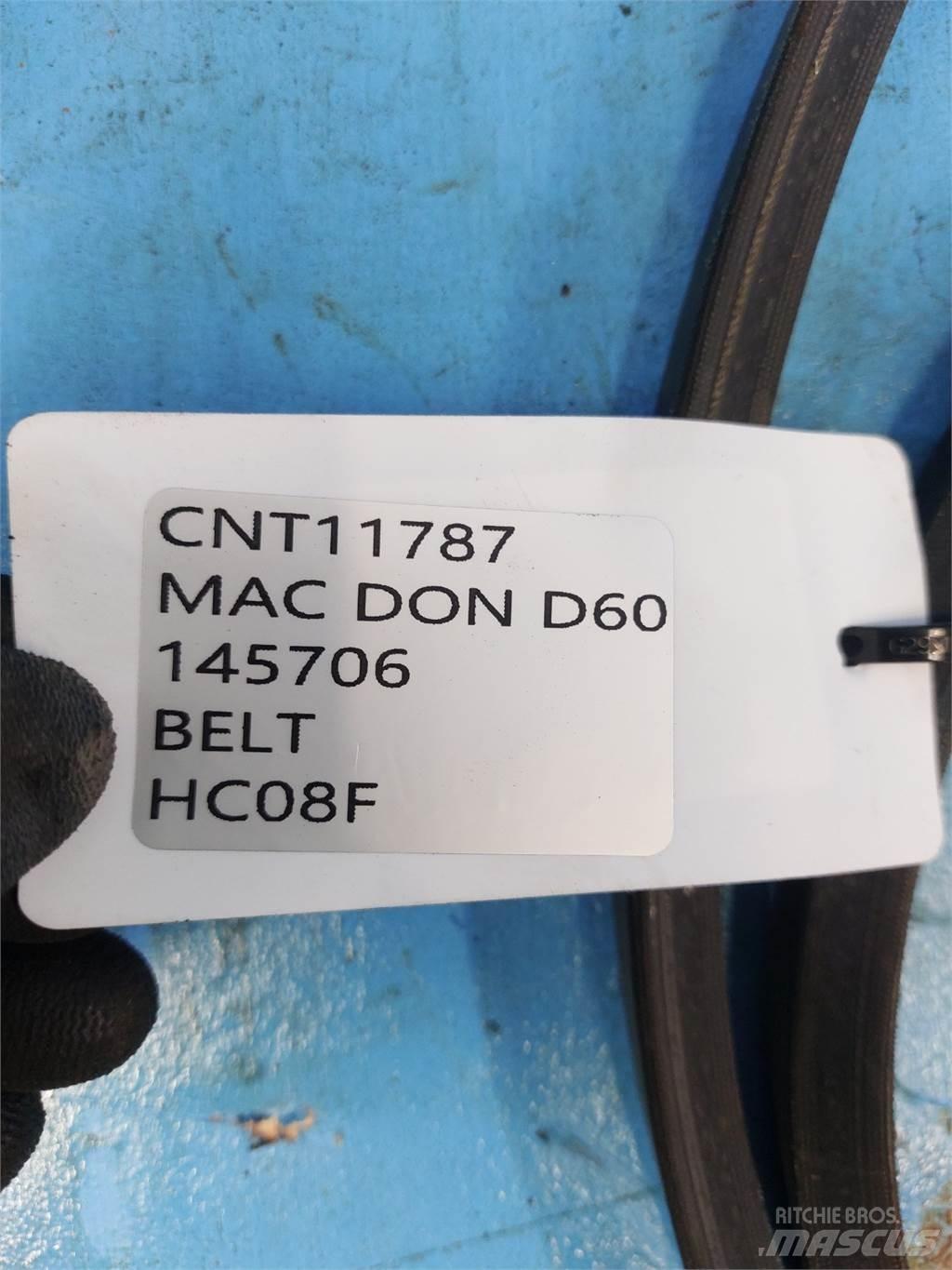 MacDon D60 Додаткове обладнання для збиральних комбайнів