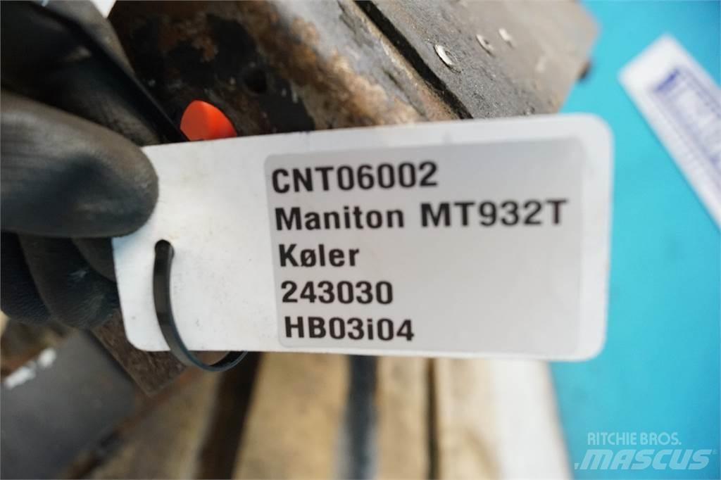 Manitou MT 932T Радіатори