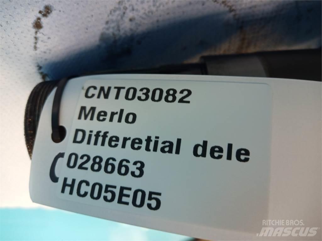 Merlo 40.7 Осі