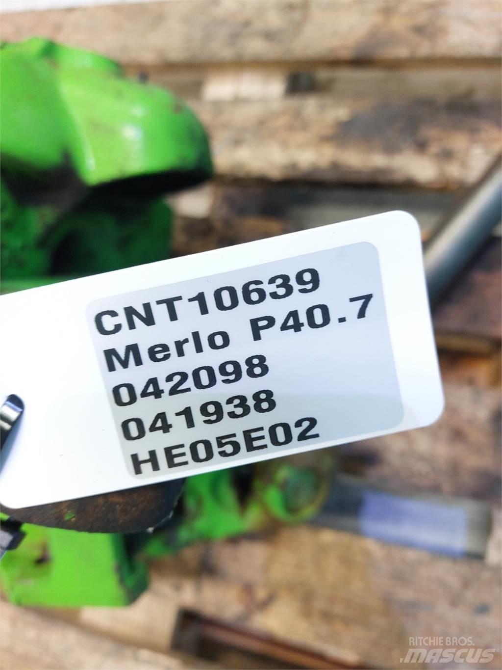 Merlo P40.7 Осі