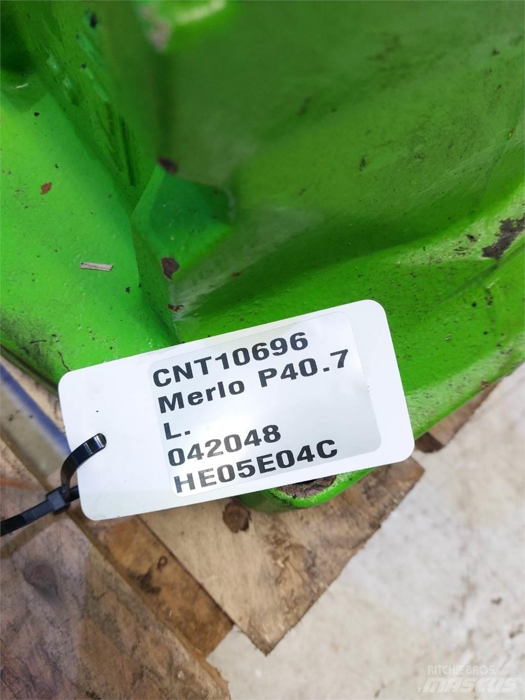 Merlo P40.7 Осі