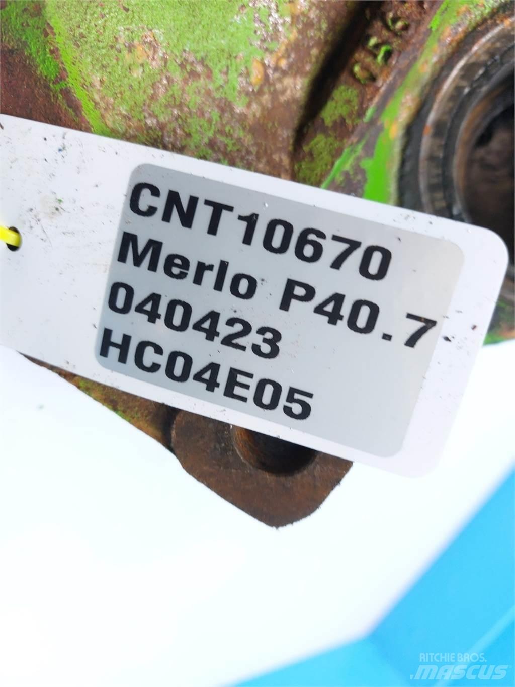 Merlo P41.7 Осі