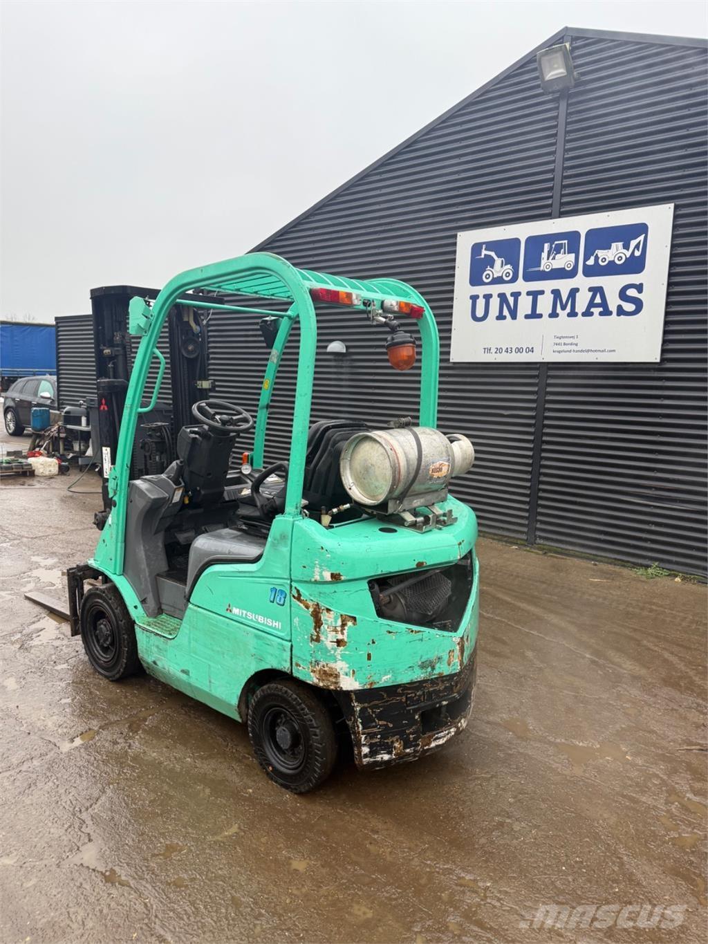 Mitsubishi FG18 Газові навантажувачі