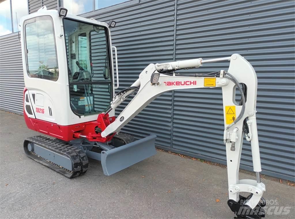Takeuchi tb216 Міні-екскаватори < 7т