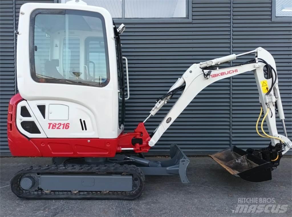 Takeuchi tb216 Міні-екскаватори < 7т