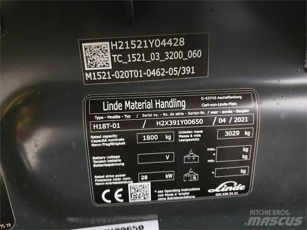 Linde H18T Газові навантажувачі