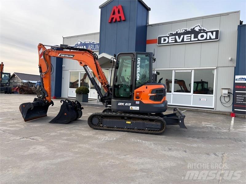 Develon DX63-7 Середні екскаватори 7т. - 12т.