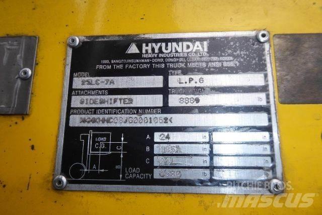 Hyundai 25LC-7A Інше