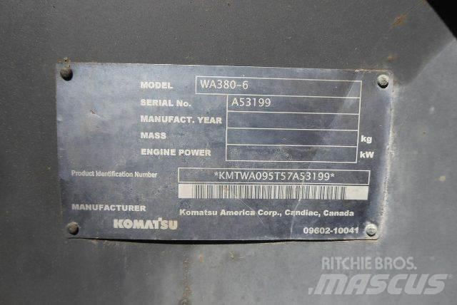 Komatsu WA380-6 Фронтальні навантажувачі