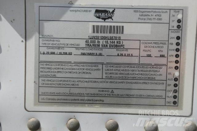 Wabash DVDBHPC Причепи-фургони