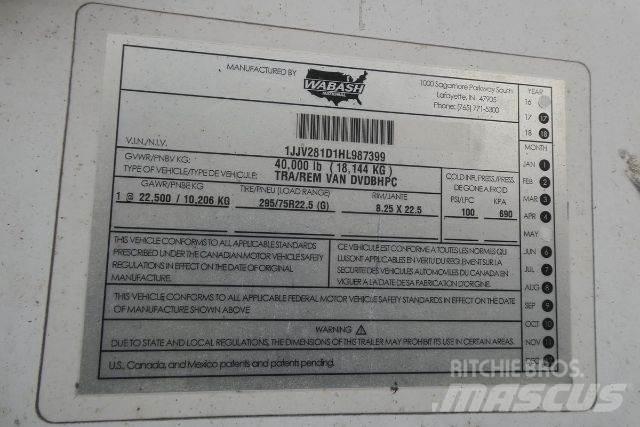 Wabash DVDBHPC Причепи-фургони