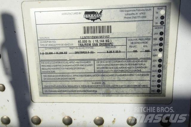 Wabash DVDBHPC Причепи-фургони