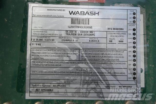 Wabash DVHDHPC Причепи-фургони