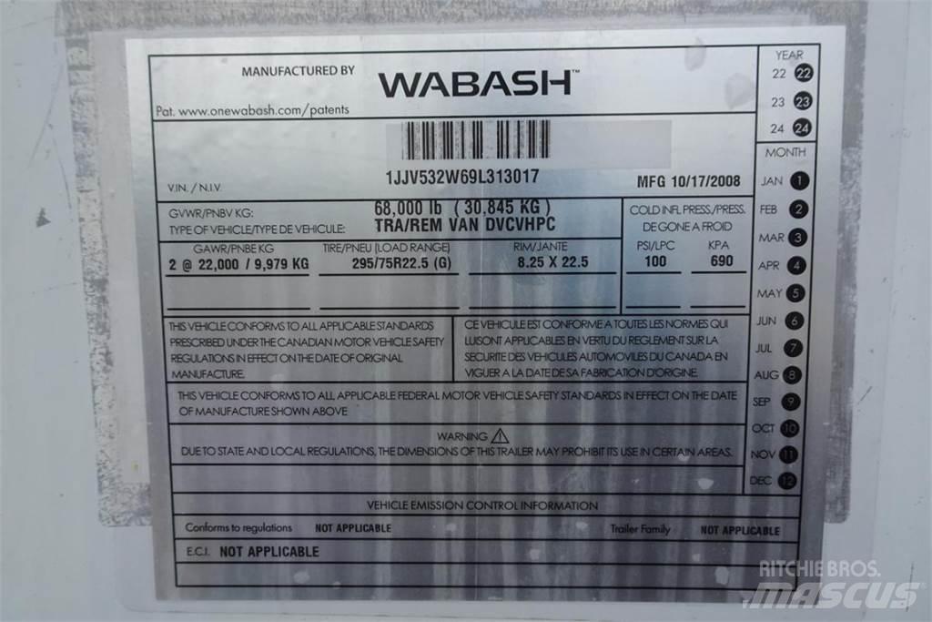 Wabash DVHDHPC Причепи-фургони