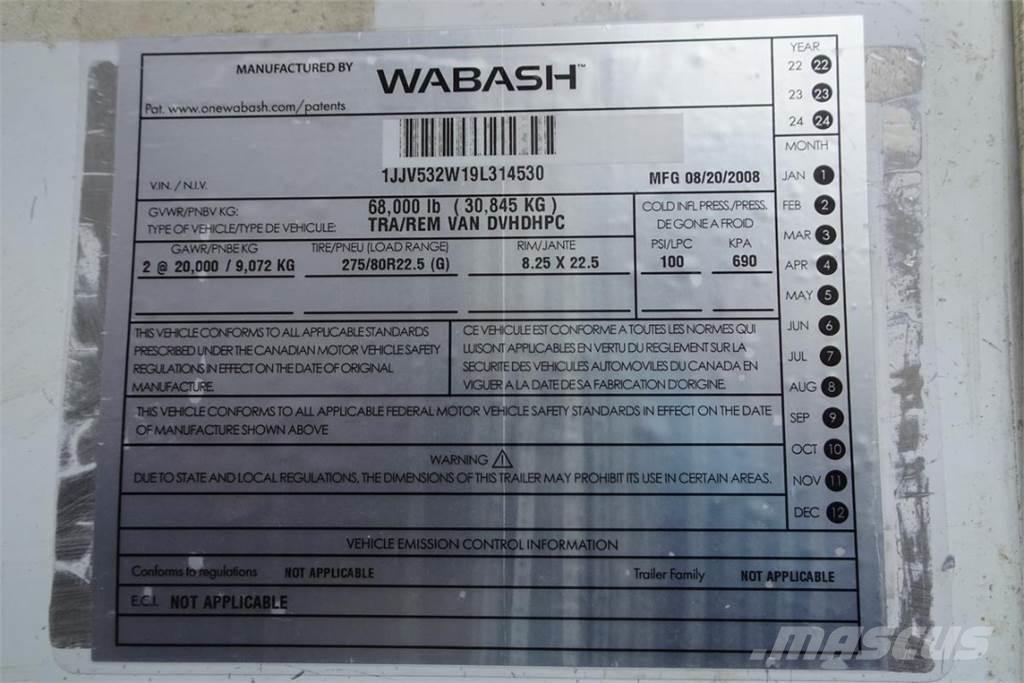 Wabash DVHDHPC Причепи-фургони