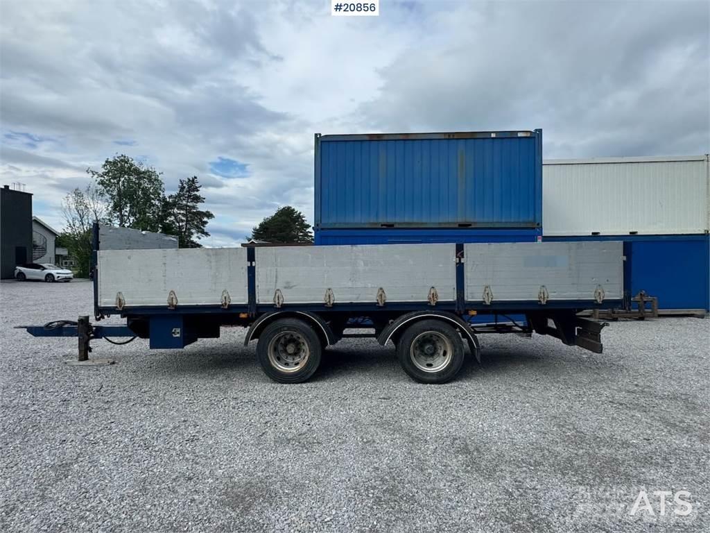 GMF flatebed trailer Причепи-платформи/бокове розвантаження