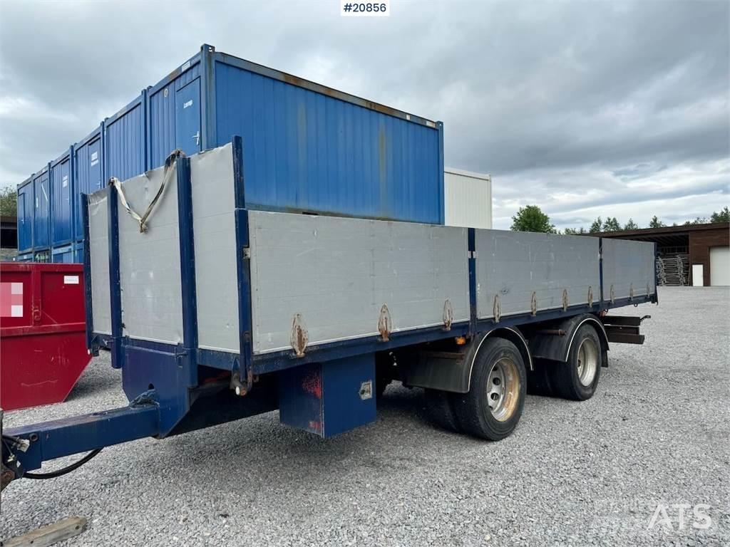 GMF flatebed trailer Причепи-платформи/бокове розвантаження