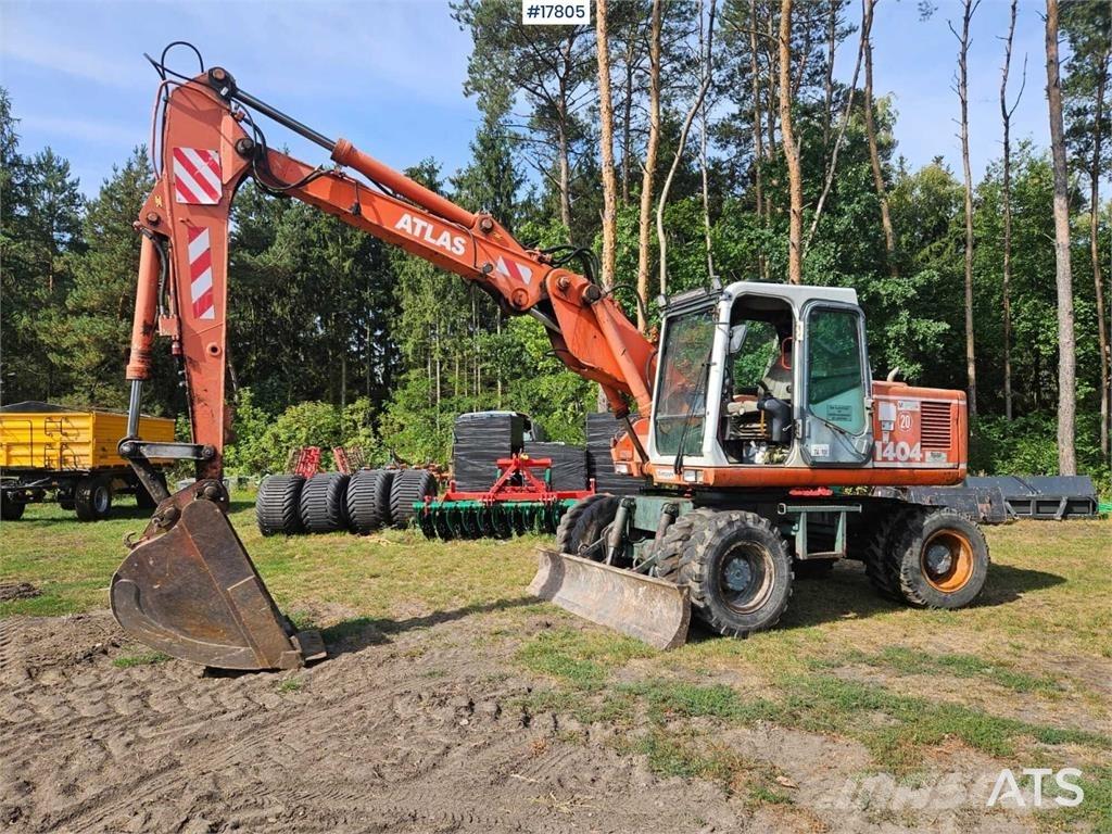 Atlas 1404 Колісні екскаватори